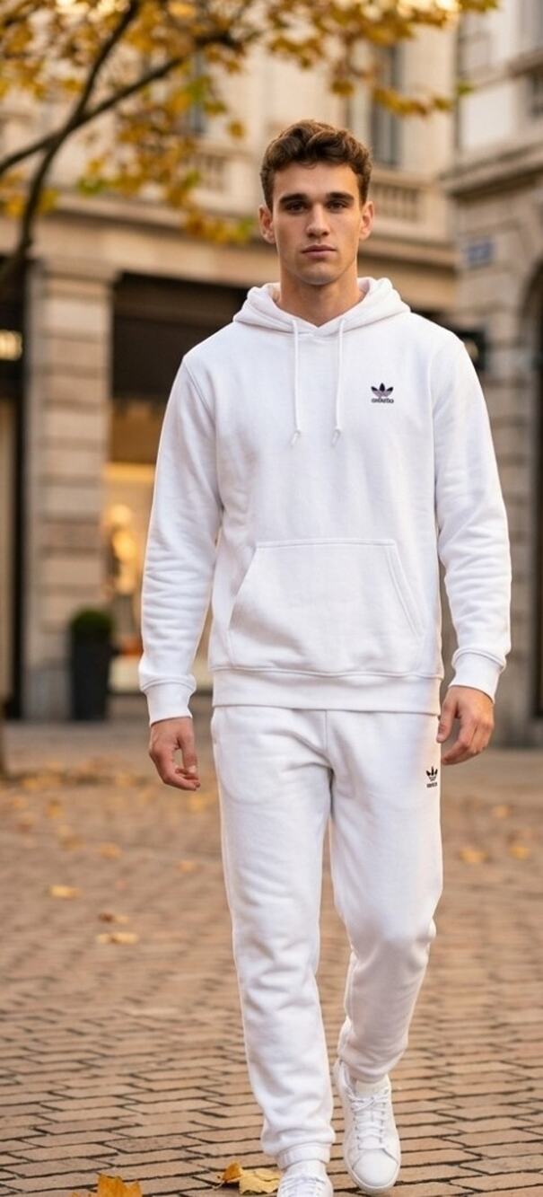 Sz Med Mens/ Large Womens. adidas Trefoil Essentials Hoodie